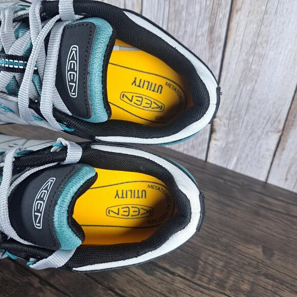 KEEN Vista Energy Utility Carbon Toe Work Shoes Women's Sz 9 M Vapor Porcelain - Picture 7 of 9